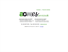 Tablet Screenshot of aow.es